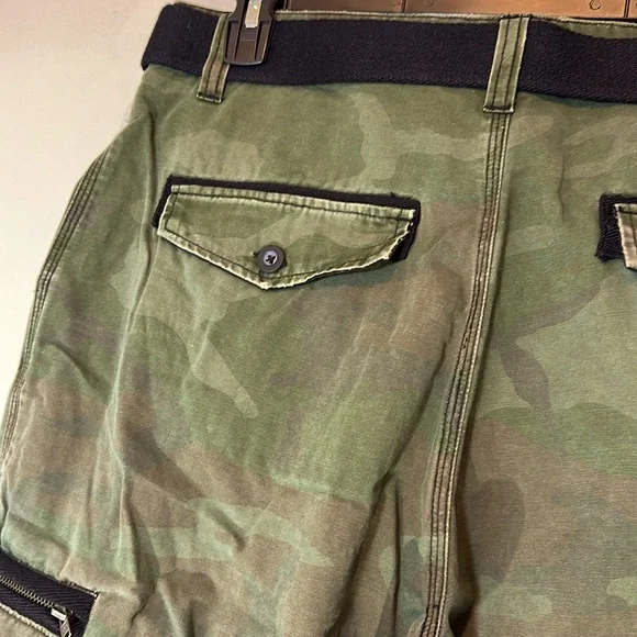 NWT PARTS Camo Cargo Shorts 34 - Picture 4 of 10